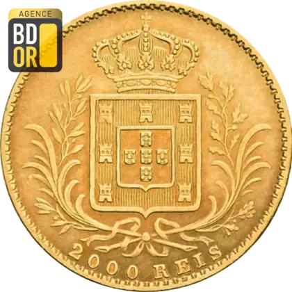 2000 Reis Or Louis I 1864 à 1888