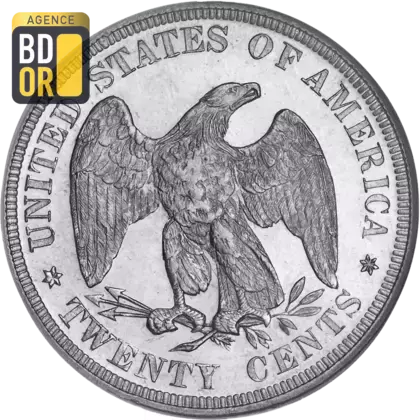 20 Cents 1875 à 1878