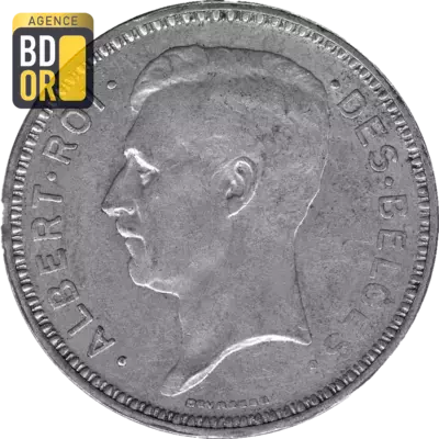 20 Francs Albert Ier 1933-1934