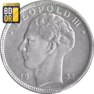 20 francs - LÃ©opold III  1934-1935