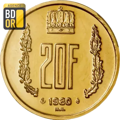 20 Francs Or 1980