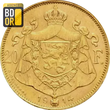 20 Francs Or Belge Albert I 20 Francs Or Belge Albert I