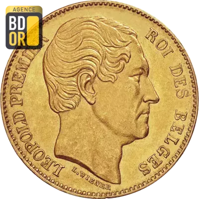 20 Francs Or Belge Leopold Ier