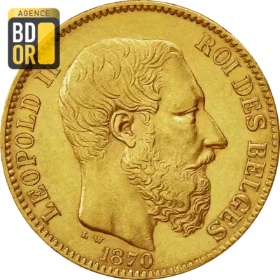 20 Francs Or Belge Leopold II