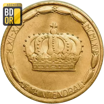 20 Francs Or Grand-Duc Jean