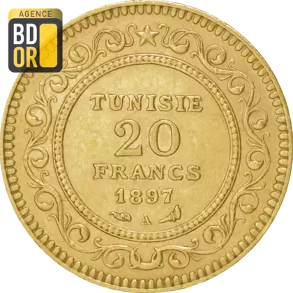 20 Francs Or Tunisie