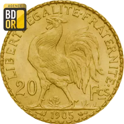 20 Frs Coq Marianne