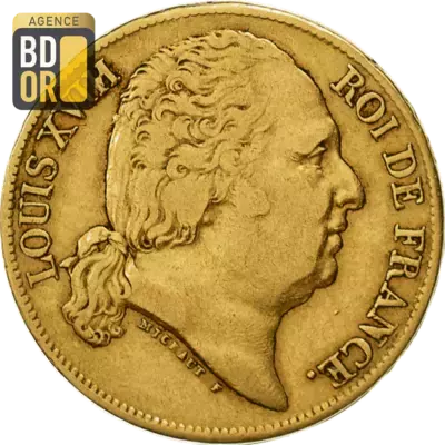 20 Frs Louis XVIII 1820