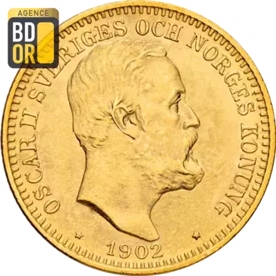 20 Kronor Or Oscar II Suède 20 Kronor Or Oscar II Suède