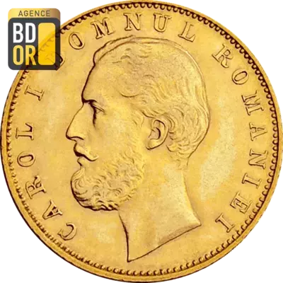20 Lei Or Carol I 1870