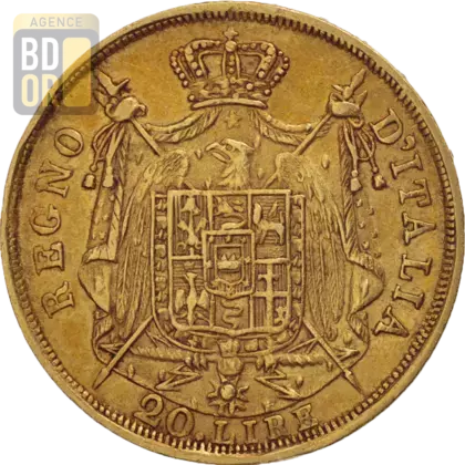 20 Lire Napoléon 2ème type