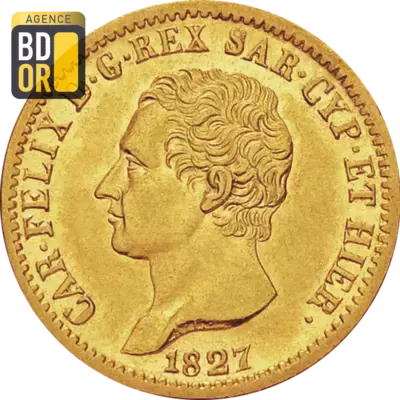 20 Lires Or Charles Félix 20 Lires Or Charles Félix