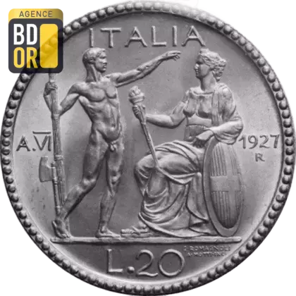 20 lires Victor-Emmanuel III 1927-1934 