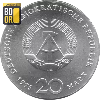 20 Mark (Johann Sebastien Bach), 1975