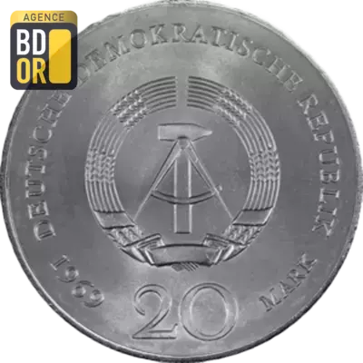 20 Mark (Johann Wolfgang von Goethe), 1969
