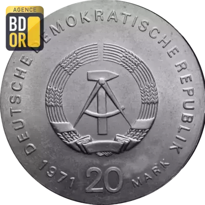 20 Mark (Karl Liebknecht & Rosa Luxemburg), 1971