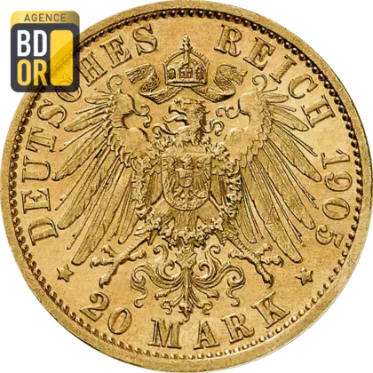 20 Mark Or Carl Eduard