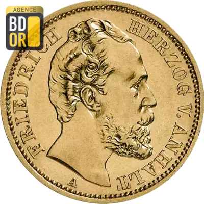 20 Mark Or Friedrich I Anhalt