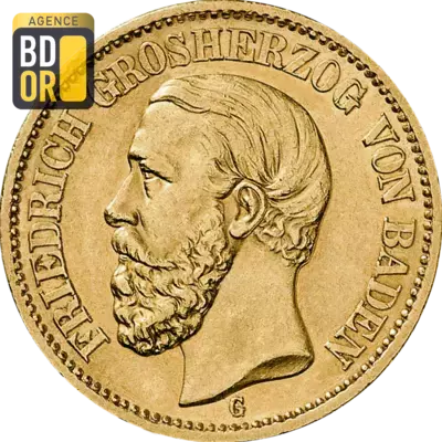 20 Mark Or Friedrich I Baden