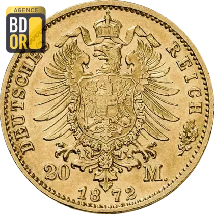 20 Mark Or Friedrich I Baden