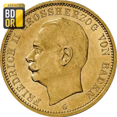 20 Mark Or Friedrich II Baden