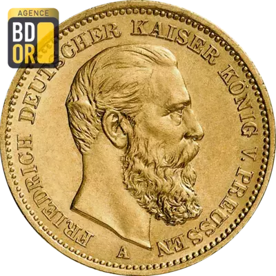 20 Mark Or Friedrich III Prusse