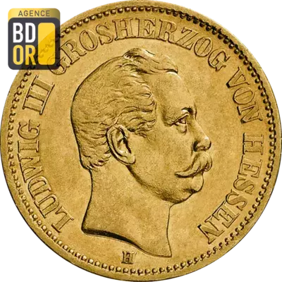 20 Mark Or Ludwig III Hessen