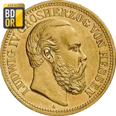20 Mark Or Ludwig IV Hessen