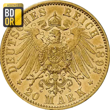 20 Mark Or Ludwig IV Hessen