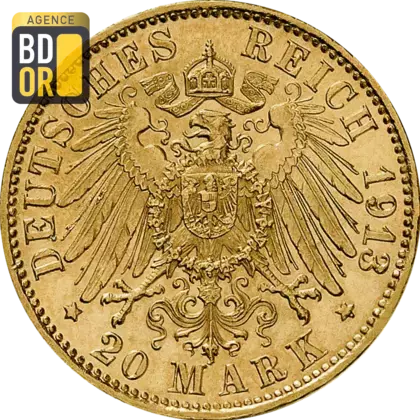 20 Mark Or Otto Bavière