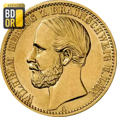 20 Mark Or Wilhelm Brunswick 20 Mark Or Wilhelm Brunswick