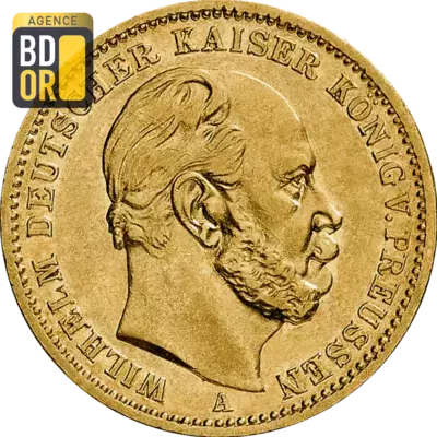 20 Mark Or Wilhelm I Prusse 20 Mark Or Wilhelm I Prusse