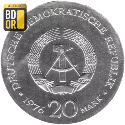 20 Mark (Wilhelm Liebknecht), 1976