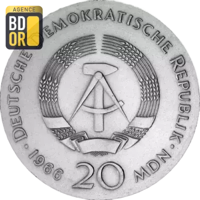 20 Marks Gottfried Wilhelm leibniz, 1966