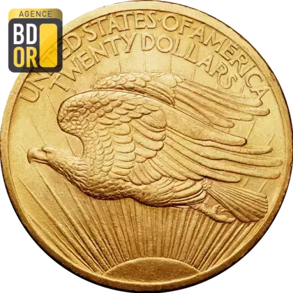 20$ Or St-Gaudens 1907 & 1908