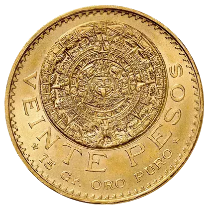 20 Pesos Or 20 Pesos Or