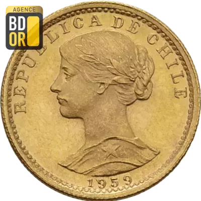 20 Pesos Or Chili 1926 Ã  1980