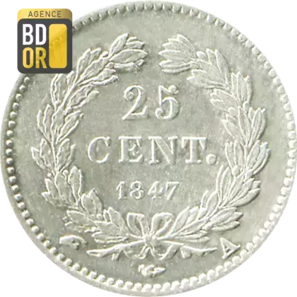 25 Cent. Louis-Philippe Ier 25 Cent. Louis-Philippe Ier