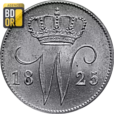 25 Cents Argent Willem I 1817-1830