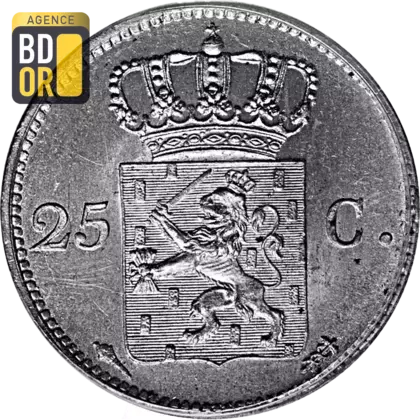 25 Cents Argent Willem I 1817-1830