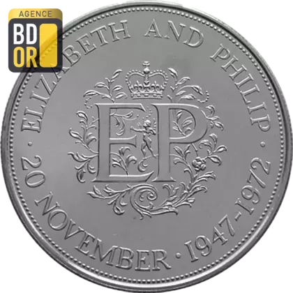 25 nouveaux pence Noces d'argent argent