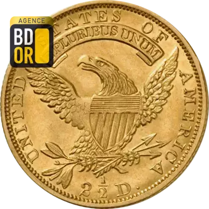 2,5 $ Or 1821 à 1834