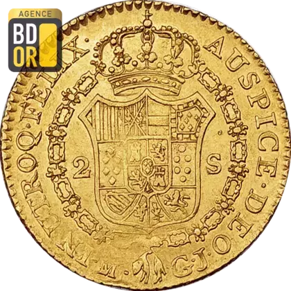 2 Escudos Or Ferdinand VII