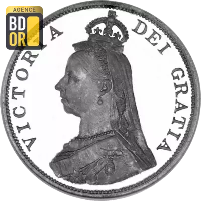 2 florins Victoria effigie du jubilÃ©