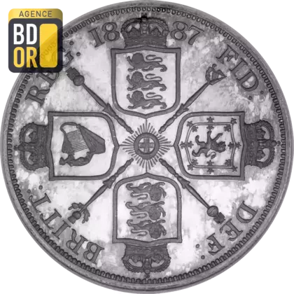 2 florins Victoria effigie du jubilé