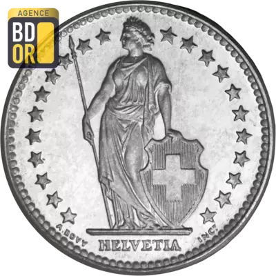 2 Francs Helvetia 1874-1967 2 Francs Helvetia 1874-1967