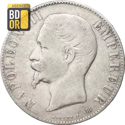 2 Frs NapolÃ©on III TÃªte Nue
