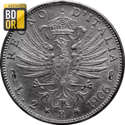 2 lires Victor-Emmanuel III 1901-1907