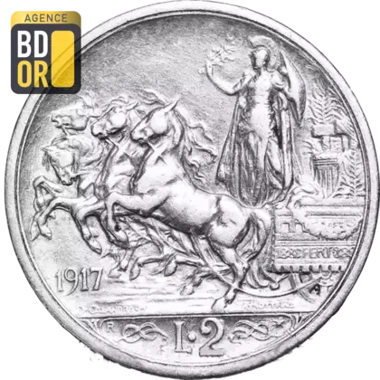 2 lires Victor-Emmanuel III 1914-1917