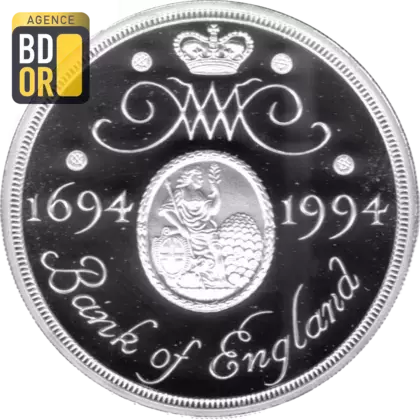 2 livres Banque d'Angleterre argent